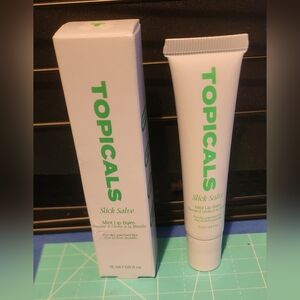 TOPICALS Slick Salve Mint Lip Balm Full Size .5oz/15ml Full Size - NEW in Box